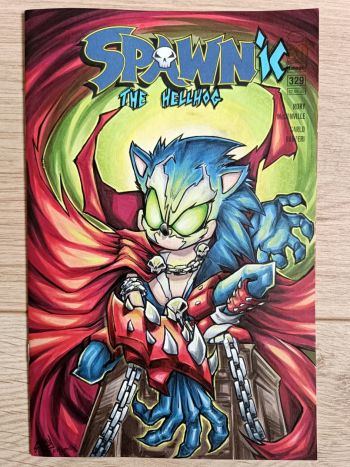 Image of Spawnic the Hellhog - Sketch Cover