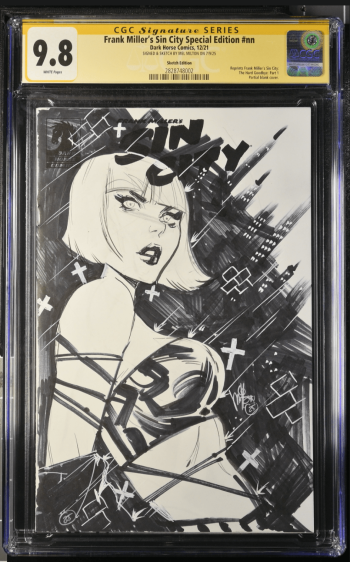 Image of Dark Horse Comics Sin City Blank Variant CGC 9.8 Mel Milton