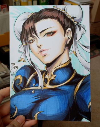 Image of Chun-Li sketch by Lictoria