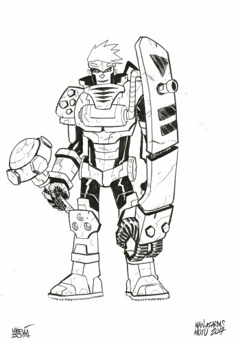 Image of Man-at-Arms Concept for Mattel©
