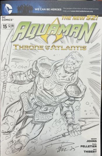 Image of Nereus sketch cover by Paul Pelletier