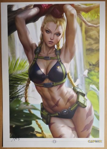 Image of Cammy Print by Artgerm and signed