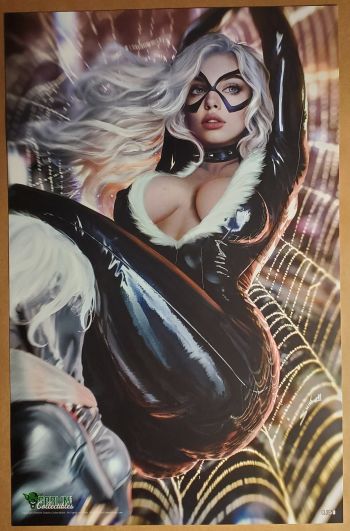Image of Blackcat Print by Shikarii