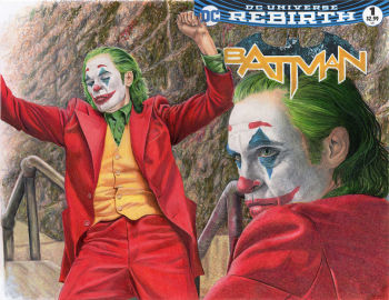 Image of Joker Batman Sketch Cover