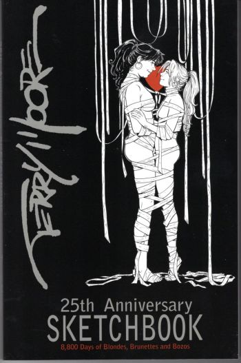 Image of TERRY MOORE 25th ANNIVERSARY SKETCHBOOK 2017 SIGNED