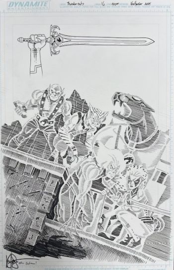 Image of Thundercats #16 Original Cover Art by Ken Haeser