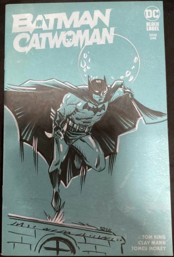 Image of Batman sketch cover by Rich Woodall