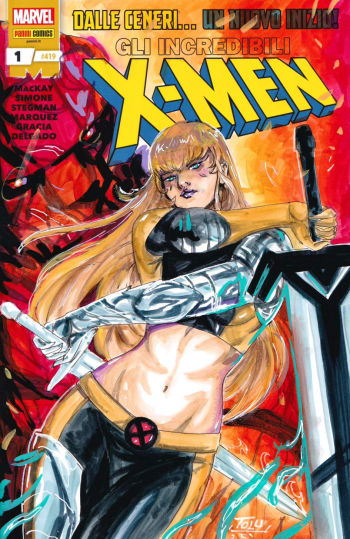 Image of Magik X-Men Sketch Cover