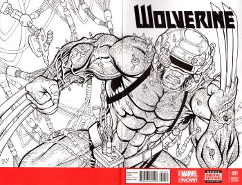 Image of Wolverine illustrated by Sly!
