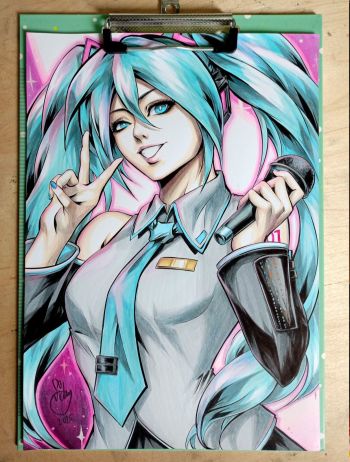 Image of DAY 1. Hatsune Miku by Lictoria