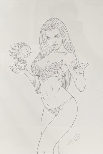 Image of Poison Ivy Pin Up Commission