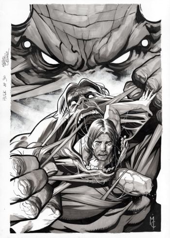 Image of Martín Cóccolo Incredible Hulk #30 Cover Art
