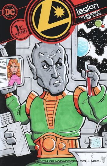 Image of Dr. Gym'll sketch cover by Cal Slayton