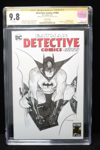 Image of Detective Comics #1000 Batman Sketch Cover CGC 9.8 by Ryan Sook