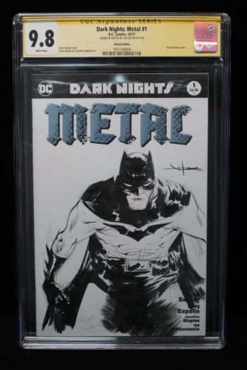 Image of Dark Nights: Metal #1 CGC Sketch Cover by Jae Lee