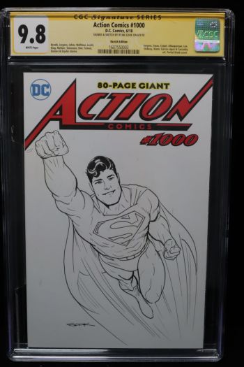 Image of Action Comics #1000 Sketch Cover by Ryan Sook