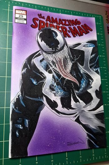 Image of Venom Sketch Cover for Amazing Spider-Man #25