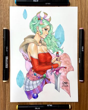 Image of Arttrober 2025 day 6 - Terra Branford