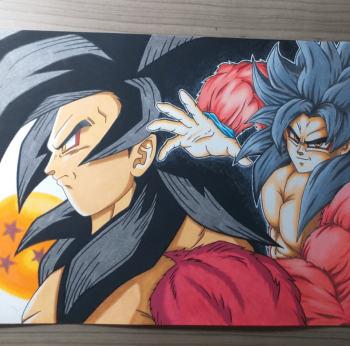 Image of Dragon Ball Goku Fan Art
