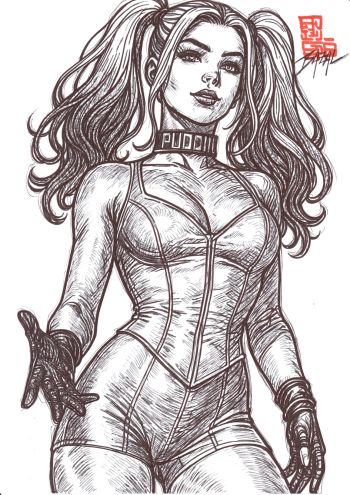 Image of PUDDIN’S REVENGE by Angel Bazal. 8,3x11,7