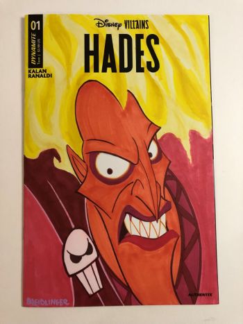 Image of Hades Disney Villains Sketch Cover