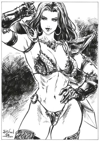 Image of Red Sonja by Rafael Paiva