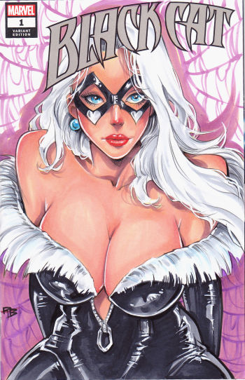 Image of Black Cat Sketch Cover almost NSF W
