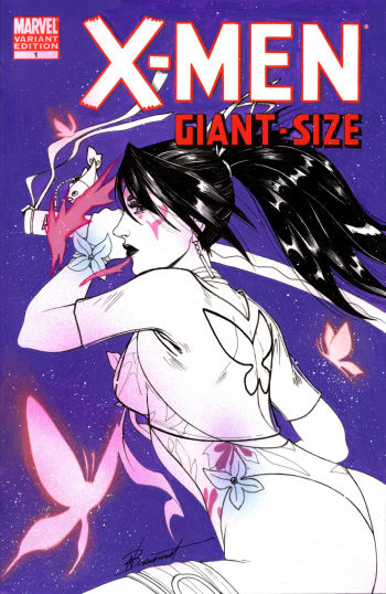 Image of Psylocke Breezy Butterfly Sketch Cover