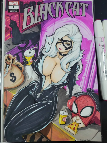 Image of Black Cat Sketch Cover