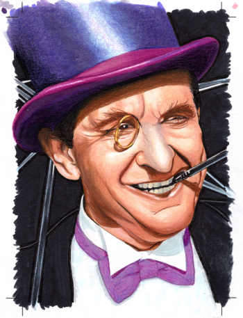 Image of Penguin Portrait Illustration