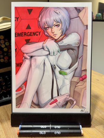Image of Arttrober 2025 - Rei Ayanami