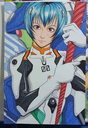 Image of Arttrober 2025 Rei Ayanami 