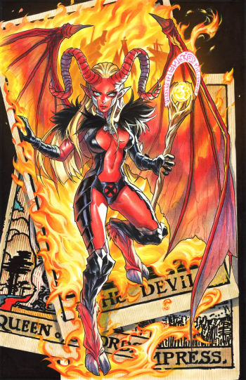 Image of Zombie Queen Pin-Up