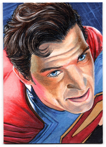 Image of Superman Portrait Art Card
