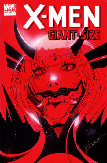 Image of Oni Magik Sketch Cover by Nathalie Braconnot