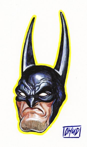 Image of Batman Head Sketch Card