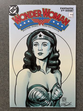 Image of Wonder Woman Sketch Cover by Tim Shinn