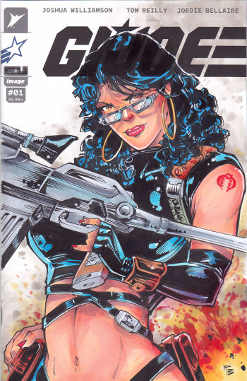 Image of G.I. Joe Baroness Sketch Cover