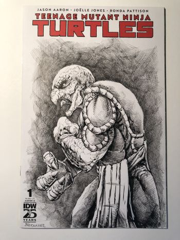Image of TMNT Sketch Cover After Michael Zulli