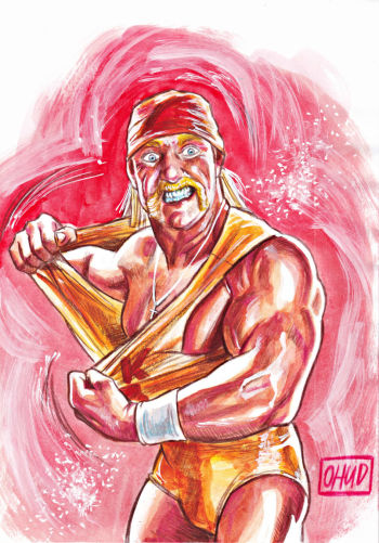 Image of Hulk Hogan Illustration