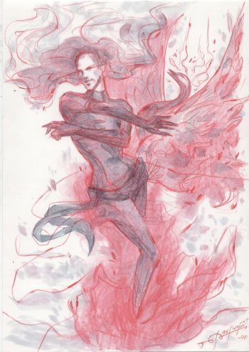 Image of Phoenix Jean Grey Illustration