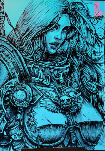 Image of THE VOID’S GUARDIAN/ Bazal. 11,7x16,5 in.
