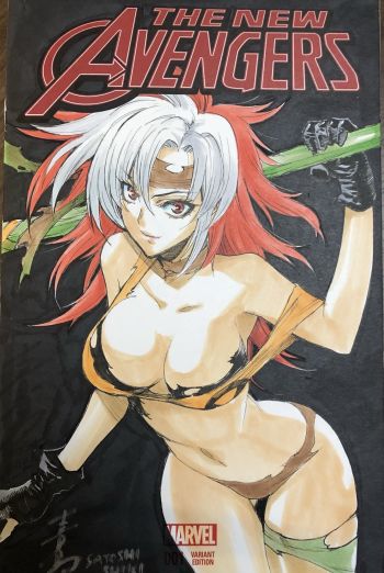 Image of Savage Land Rogue Blank Cover Art by Satoshi Shiki