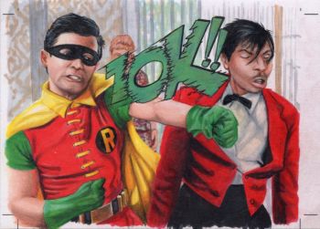 Image of Robin Punches waiter sketch