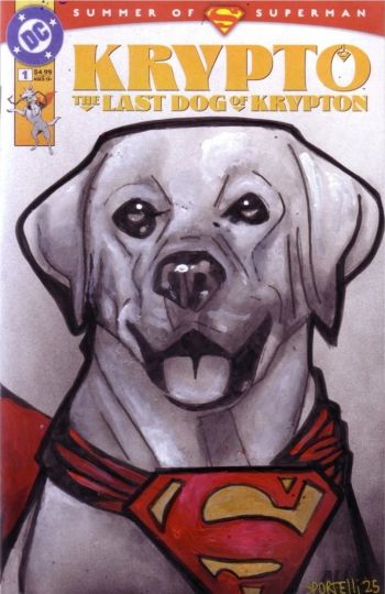 Image of Krypto sketch cover by George Sportelli