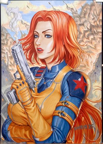 Image of Arttrober2025_ChrisNg_ScarlettGIJoe