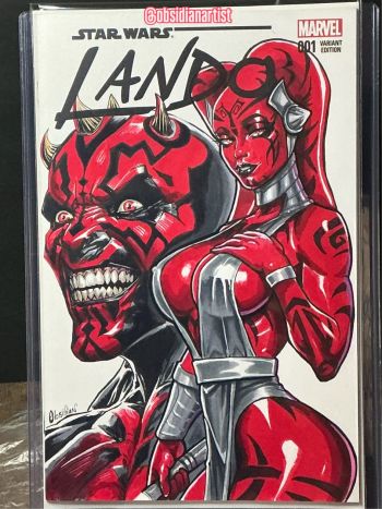 Image of Darth Maul & Darth Talon Sketch Cover