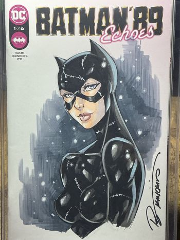 Image of Catwoman Sketch Cover by Ryan M. Kincaid