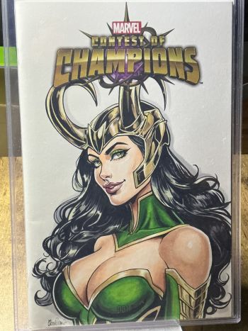 Image of Female Loki Sketch Cover
