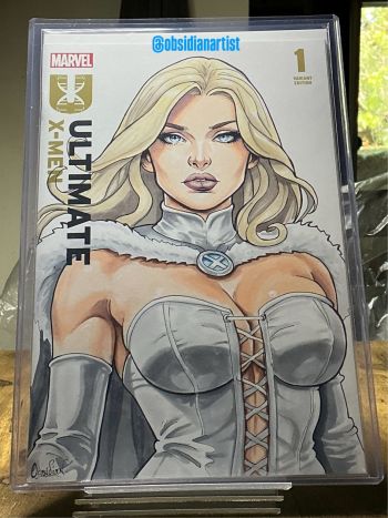 Image of Emma Frost Sketch Cover
